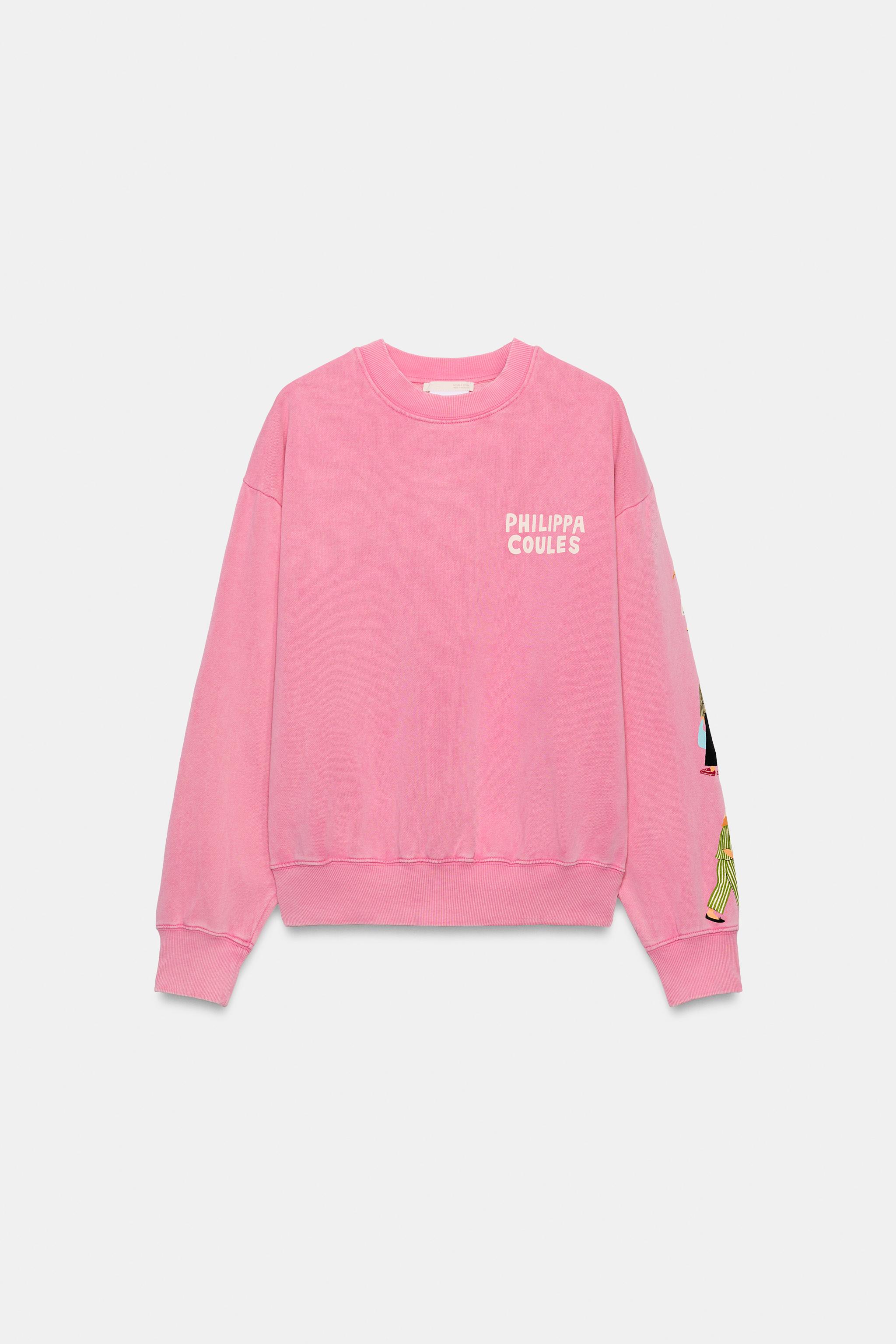 PHILIPPA COULES WASHED EFFECT SWEATSHIRT